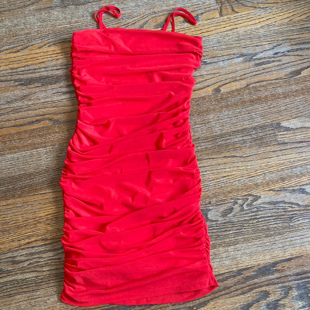 Red dress